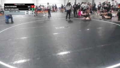 120 lbs Round 3 - Alicia Rogers, Morris Fitness Wrestling vs Chi Chi Williams, Compound Wrestling