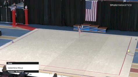 Valentina Moya - Hoop - 2021 Rhythmic Elite Qualifier