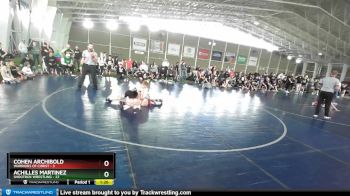 74 lbs Quarters & Wb (16 Team) - Achilles Martinez, Shootbox Wrestling vs Cohen Archibold, Warriors Of Christ