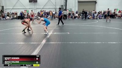 106 lbs Round 6 (8 Team) - Wyatt Koenen, TSB vs Royce Malone, Revival