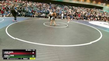 130 lbs Champ. Round 1 - Jade Mata, La Grande vs Kara Lowe, Inderkum