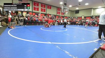 155 lbs Consi Of 16 #2 - Donavan Wilson, Hilldale vs Weston Johnson, Hilldale