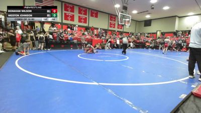 155 lbs Consi Of 16 #2 - Donavan Wilson, Hilldale vs Weston Johnson, Hilldale