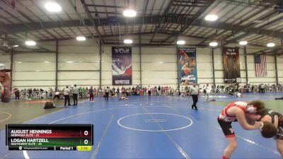 110 lbs Rd# 4- 2:00pm Friday Final Pool - August Hennings, Nebraska Elite vs Logan Hartzell, SouthWest Elite