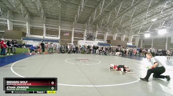 74 lbs Cons. Round 1 - Brenden Wolf, Bear River Wrestling Club vs Ethan Johnson, Ridgeline High School