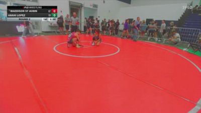 125 lbs Round 2 - Maddison St Aubin, Grand Terrace vs Anahi Lopez, Yucca Valley