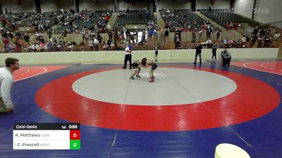 73 lbs Consolation - Kollin Matthews, Compound Wrestling vs Carter Prescott, Woodland Wrestling