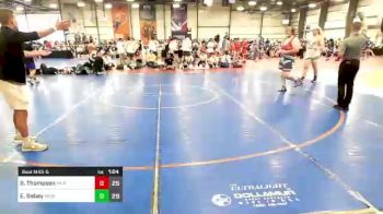 285 lbs Rr Rnd 2 - Gavin Thompson, PA Rednecks vs Ethan Babay, Micky's Maniacs Blue