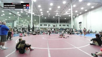 115 lbs Rr Rnd 6 - Aaliyah Raffle, Steel Valley Vixens vs Molly Stenger, Central Pennies