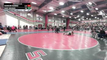 110 lbs Cons. Round 2 - Jaqueline Ramirez, El Monte vs Daisy Delgado, Eisenhower