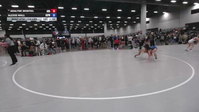 115 lbs Champ. Rd Of 64 - Adalyne Montiel, Ascend Wrestling Academy vs Alexis Wall, South Central Punisher Wrestling