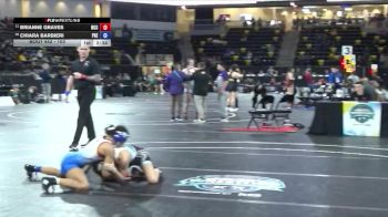 103 lbs Cons. Round 3 - Brianne Graves, North Central College vs Chiara Barbieri, Presbyterian