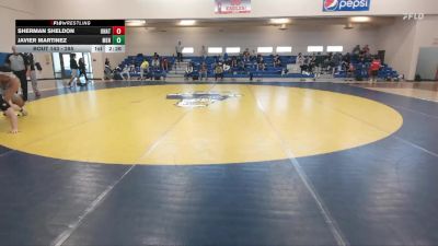 285 lbs Quarterfinal - Javier Martinez, Menlo vs Sherman Sheldon, Unattached