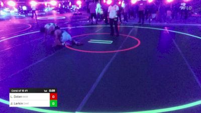 132 lbs Consi Of 16 #1 - Liam Dolan, Basement Brawlers vs Jospeh Larkin, Chatfield WC