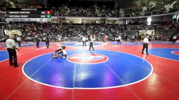 155 lbs Champ. Round 1 - Amanda Destine, Jordan vs Victoria Terry, South Gwinnett