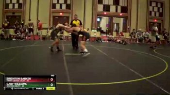 180 lbs Quarterfinals (8 Team) - Brighton Barker, Vipers Orange Crush vs Gary Williams, Orchard South