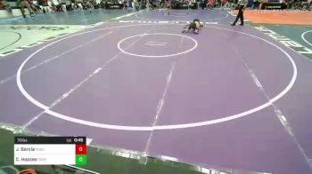 70 lbs Quarterfinal - James Garcia, Nebraska Elite vs Cameron Hoezee, Salem Elite Mat Club