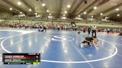 85 lbs Champ. Round 2 - Ezekiel Smalley, Open Mats Wrestling Club-AAA vs Tucker Yarbrough, Marshfield Youth Wrestling-AA 