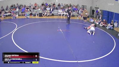 106 lbs Cons. Round 2 - Julian Ortega, Pirate WC vs Nikolai Rockwell, Pirate WC