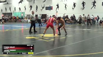 157 lbs Cons. Semi - Jamen Onesky, Heidelberg vs Tyson Nisley, Wabash