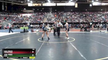 138 lbs Quarterfinal - Zoe Fries, Kuna vs Ava Price, Thunder Ridge