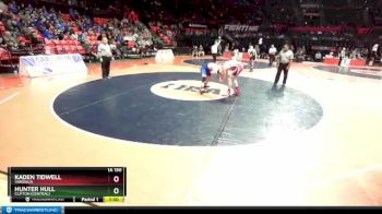 1A 190 lbs Quarterfinal - Hunter Hull, Clifton (Central) vs Kaden Tidwell, Vandalia