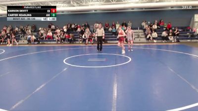 99-109 lbs Semifinal - Karson Devitt, Kearney Matcats vs Carter Keasling, Aurora Wrestling Club