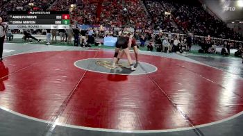 G 165 lbs Cons. Round 1 - Adeilyn Reeve, Boise vs Emma Minton, Emmett
