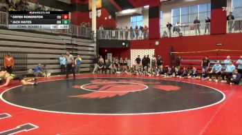 175 lbs Cons. Round 3 - Jack Hayes, Cedar Rapids Kennedy vs Osten Roberston, Cedar Rapids Jefferson