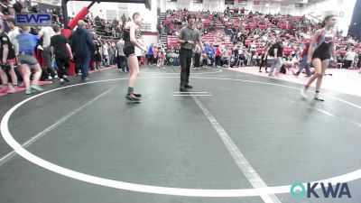 98 lbs Quarterfinal - Elissa Cruz, Scrap Yard Training vs Zoey Vaughn, Sperry Wrestling Club