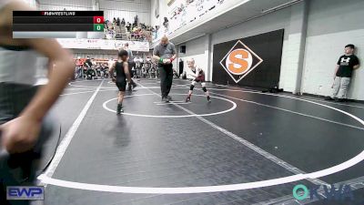 49 lbs Round Of 16 - Maverick Reid, Pocola Youth Wrestling vs Trenten Harris, Pin-King All Stars