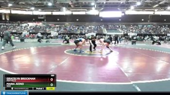 185 lbs Quarterfinal - Maria Aiono, Reed vs Gracelyn Brockman, Post Falls