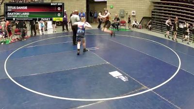 120 lbs Quarterfinal - Titus Dansie, JWC vs Daxton Laird, Southern Utah Elite