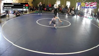 53-58 lbs Round 3 - Van Boyer, Spartan Wrestling Club vs Owen Wykoff, Spartan Training Center