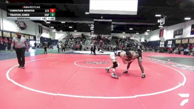 157 lbs Semifinal - Travion Jones, Chaparral vs Christian Montes, El Toro