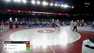 120 lbs Consi Of 8 #2 - Dylan Wright, Milford [MA] vs Michael Barry, Wakefield