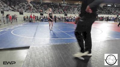 94 lbs Consi Of 16 #1 - Bella Rivera, Mangum Wrestling vs Trinity Price, Broken Arrow Girls Junior High