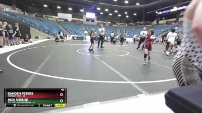 60 lbs Round 2 (10 Team) - Cayden Peterson, Prodigy NDT vs Kaleesi Merlino, 512 Outlaw Wrestling