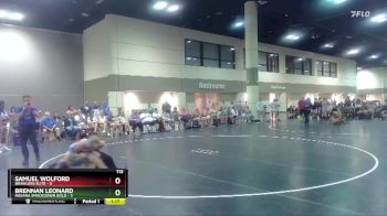 113 lbs Placement Matches (16 Team) - Samuel Wolford, Brawlers Elite vs Brennan Leonard, Indiana Smackdown Gold