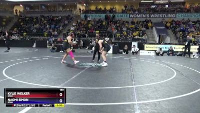 180 lbs Semifinal - Kylie Welker, Iowa vs Naomi Simon, Iowa