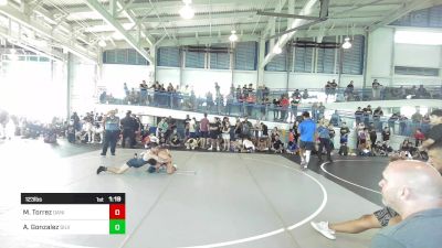 123 lbs Semifinal - Maximus Torrez, Daniel Cormier Wr Ac vs Aaron Gonzalez, Silverback WC