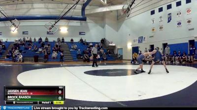 102 lbs Semis (4 Team) - Jaxsen Jean, Bloomington South vs Brock Raasch, Carmel