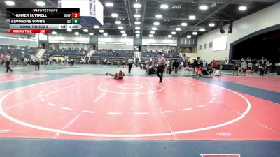 141 lbs Cons. Round 3 - Hunter Luttrell, Cumberlands (Ky.) vs Kevondre Young, Georgetown (KY)