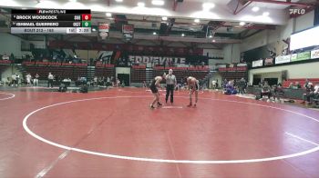 165 lbs 5th Place Match - Brock Woodcock, SIUE vs Ishmael Guerrero, Oklahoma State