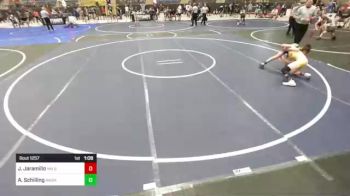 102 lbs Rr Rnd 3 - Joshua Jaramillo, NM Bad Boyz vs Aidan Schilling, Marathon WC