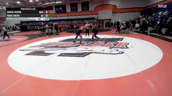 285 lbs Cons. Round 1 - Teke Nieto, Augustana College vs Jahlil Davis, Mount St. Joseph University