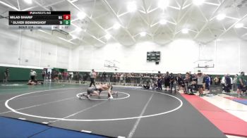 144 lbs Champ. Round 2 - Oliver Benninghof, Trabuco Hills vs Milad Sharif, Millikan