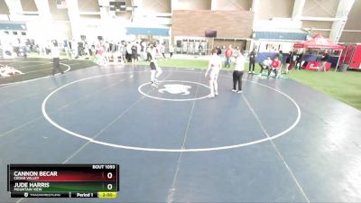 165 lbs Cons. Round 3 - Jude Harris, Mountain View vs Cannon Becar, Cedar Valley