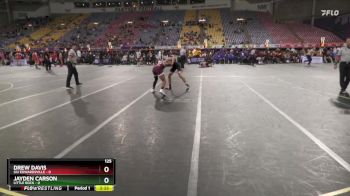 125 lbs Round 1 (16 Team) - Jayden Carson, Little Rock vs Drew Davis, SIU Edwardsville