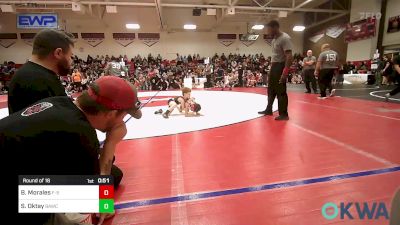 46 lbs Round Of 16 - Barlos Morales, F-5 Grappling vs Sawyer Oktay, Broken Arrow Wrestling Club